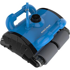 Robo-Plus Robotic Pool Cleaner - light blue 15m cable